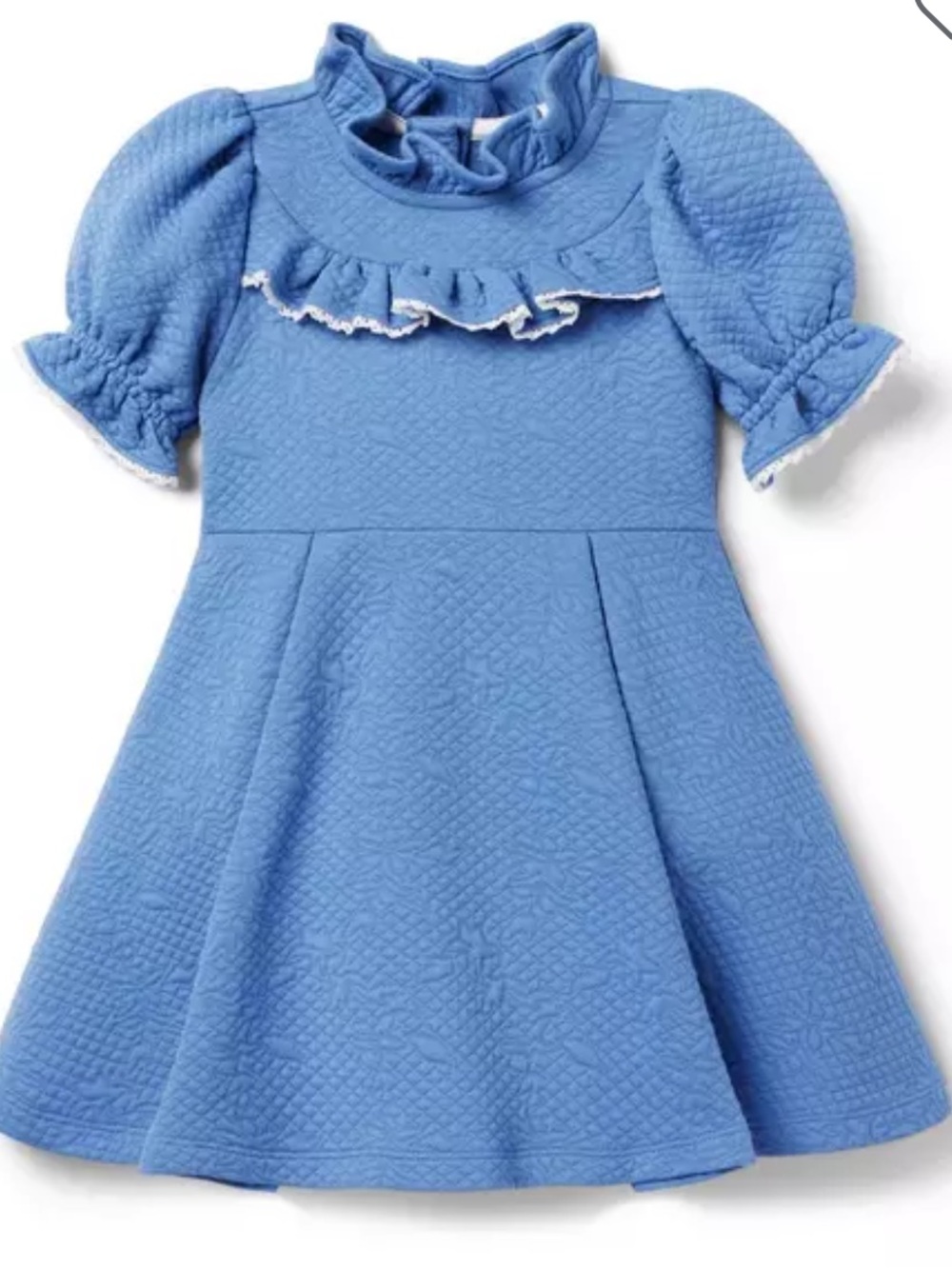 Janie and Jack Ruffle Jacquard Dress 4 - Picture 9 of 9